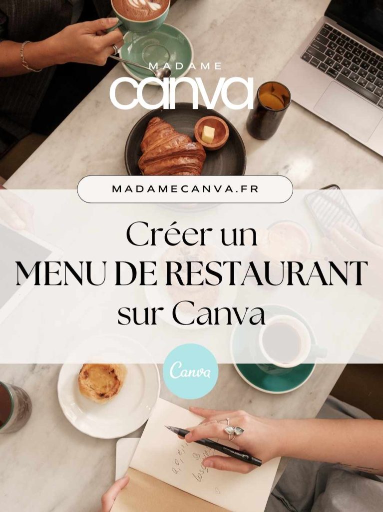 Tutoriel créer un menu de restaurant sur Canva