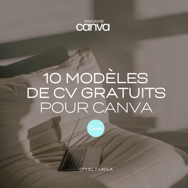 Mod le De CV Sur Canva 10 Templates GRATUITS Mod le De CV Sur Canva 10 Templates GRATUITS